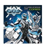 Livro para Colorir Max Steel A Turbo Energia das Cores 